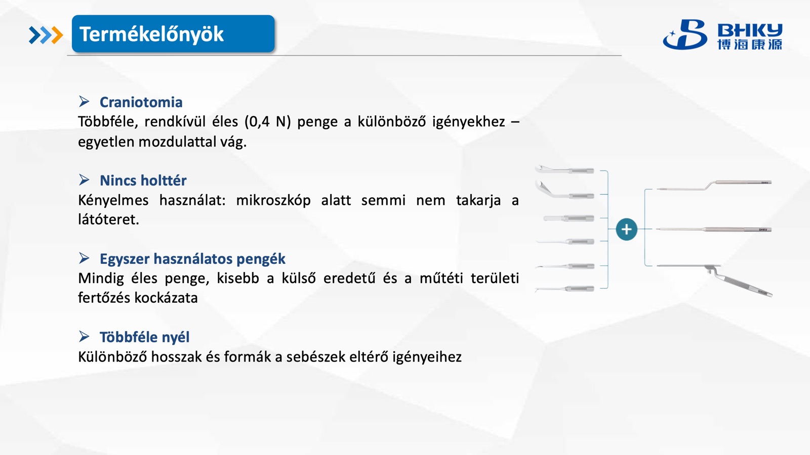 Termékelőnyök